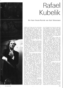 Rafael Kubelik in Fono Forum 6/1965