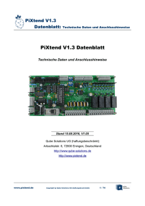 PiXtend V1.3 Datenblatt