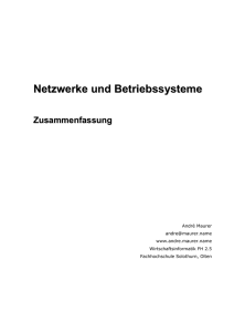 Netzwerke und Betriebssysteme