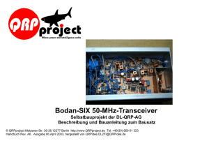 Bodan-SIX 50-MHz-Transceiver