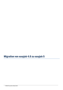 Migration von easyjob 4.0 zu easyjob 5