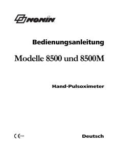 Modelle 8500 und 8500M