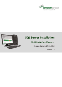 SQL Server Installation