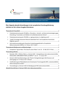 Newsletter 03 - NKS Lebenswissenschaften