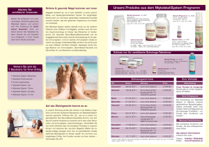 Unsere Produkte aus dem Mykoletal-System Programm