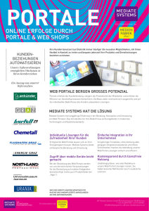 Produktfolder - Web Shops / Web Portale