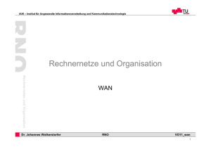 Rechnernetze und Organisation - IAIK