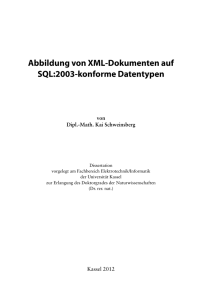 Abbildung von XML-Dokumenten auf SQL:2003