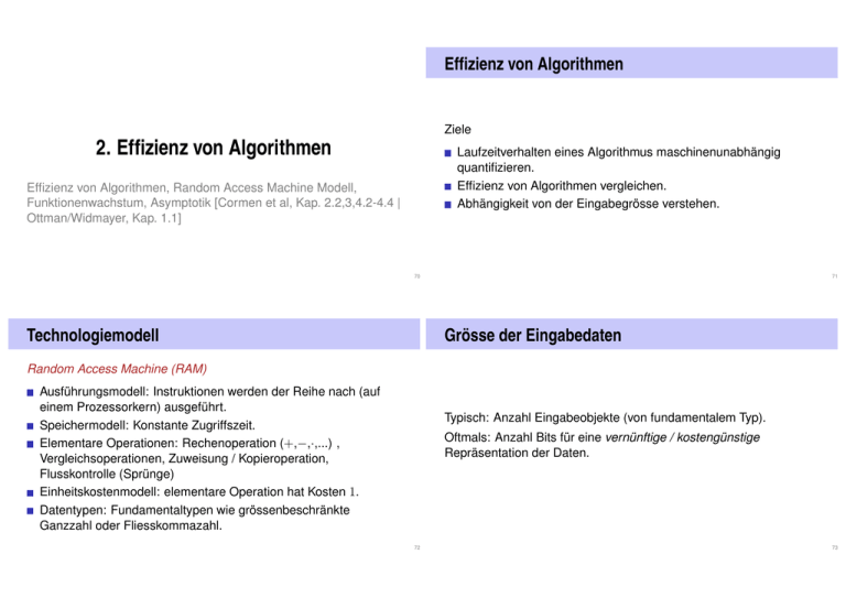 2. Effizienz Von Algorithmen