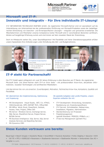 Flyer Competence Center Microsoft - IT