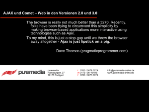 The browser is really not much better than a 3270. Recently, folks