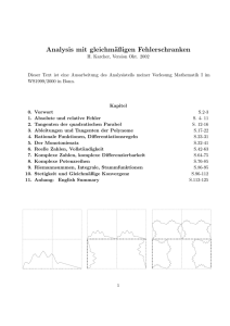 Analysis mit gleichmäßigen Fehlerschranken . pdf