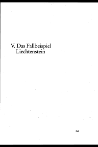 V. Das Fallbeispiel Liechtenstein - Liechtenstein