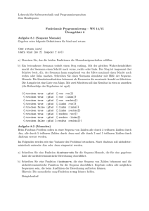 WS 14/15 ¨Ubungsblatt 8 - Softwaretechnik und Programmiersprachen