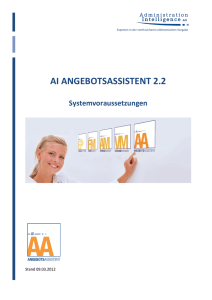 AI ANGEBOTSASSISTENT 2.2