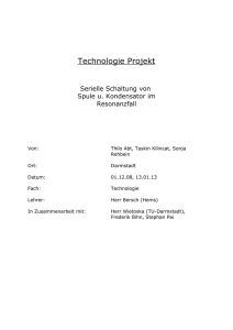 Projektbericht Resonanzkreis 04 03 2013