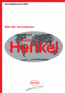 Henkel: Geschäftsbericht 2005