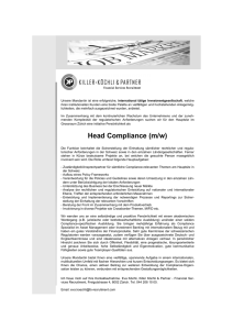 Head Compliance (m/w)