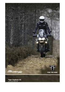 Tiger Explorer XC - Triumph Motorräder