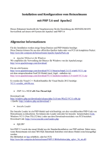Howto fuer Apache2 und PHP5.6 - fcs Fair-Computer