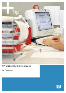 HP OpenView Service Desk