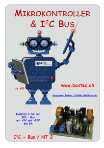 I2C - Bus / NT 2 www.boxtec.ch