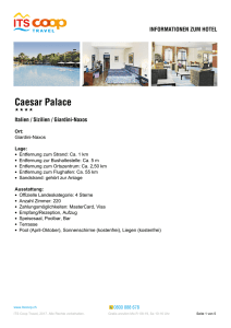 Caesar Palace - ITS Coop Travel