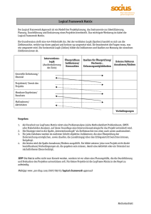 Logical Framework Matrix