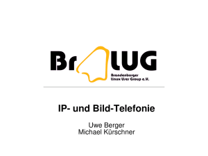 IP- und Bild-Telefonie