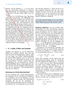 " 4.7 a-Fehler, b-Fehler und Teststхrke