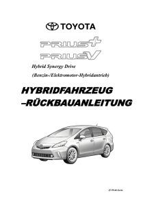 hybridfahrzeug –rückbauanleitung - Toyota