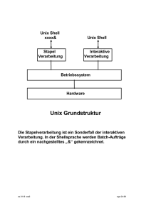 Unix Grundstruktur