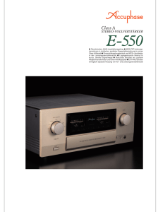 Class A - Accuphase