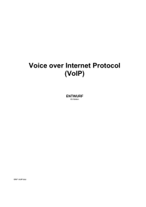 VoIP - Moderne Telekommunikation