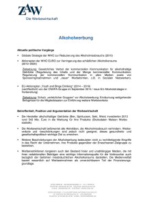 Position ZAW_Alkoholwerbung - Zentralverband der deutschen