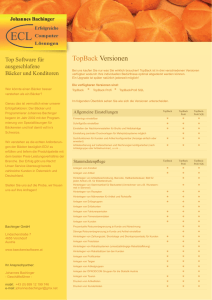 TopBack Versionen - Johannes Bachinger