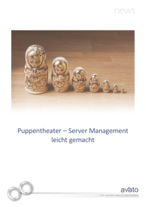 Puppentheater – Server Management leicht