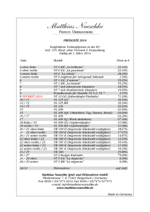 Preisliste Naeschke