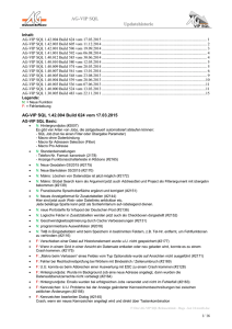 AG-VIP SQL 1.42.001 Build 596 vom 19.09