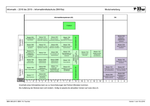 Modulpläne Informatikmittelschule