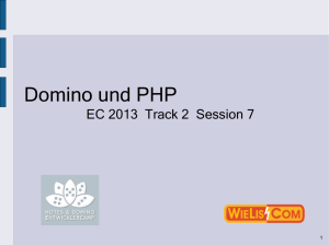 PHP - EntwicklerCamp