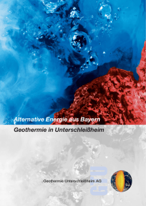 Broschüre Geothermie Unterschleißheim