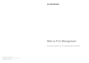 Web-to-Print Management