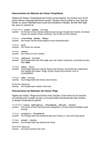 Dokumentation der Methode der Klasse TGraphNode Objekte der