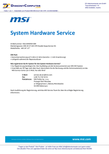 System Hardware Service