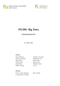 PG 594: Big Data