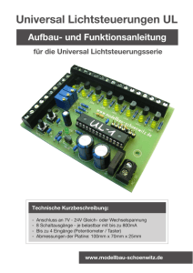 Universal Lichtsteuerungen UL