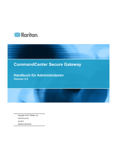 CommandCenter Secure Gateway