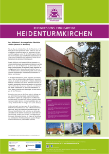 Der „Heidenturm“ der evangelischen Pfarrkirche Alsheim (ehemals