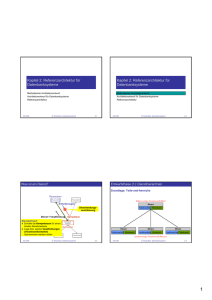Kapitel 2: Referenzarchitektur für Datenbanksysteme Kapitel 2